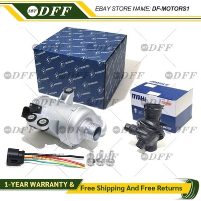 OEM Pierburg Water Pump 11517597715 &Mahle Thermostat 11538635689 for BMW N20 - Image 1 of 4