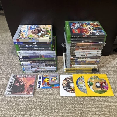 35 Game Lot Wii PlayStation 1, 2, 3, GameCube, Xbox, 360, One SOME BRAND NEW - Image 1 of 4