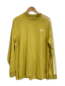 Y-3 Long Sleeve T 3s LS TEE Shirt S Cotton Yellow IQ1789 Used - Picture 1 of 7