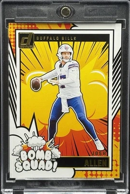Billetes de tarjeta de inversión Josh Allen raros Bomb Squad Panini MVP COMO NUEVOS Foto 1 de 2