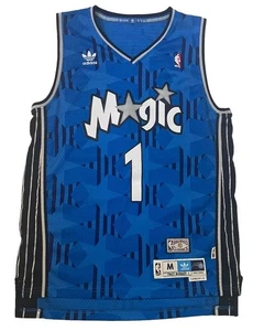 Adidas Tracy McGrady Blue Orlando Magic #1 NBA Jersey Men’s Medium +2 Length - Picture 1 of 10
