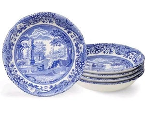 Spode BLI0330 Cereal Bowls, Ceramic, Blue, White ( 4 Pcs) - Picture 1 of 4