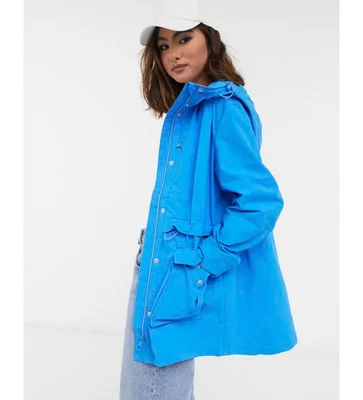 Abrigo de Lluvia J.Crew Azul Talla XS Ver Descripción Como Nuevo  Foto 1 de 4
