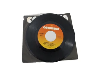 45 RECORD - JOHNNY CASH & JUNE CARTER CASH - OLD TIME FEELING - Picture 1 of 1