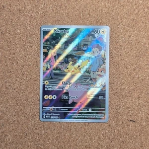 Pikachu 173/165 Sv: Escarlata y Violeta 151 Ilustración Raro Pokemon Juego de Cartas Coleccionables *B3 - Imagen 1 de 2