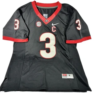 Nike Georgia Bulldogs Todd Gurley #3 Captain's Stitched Black Jersey Size Small - Picture 1 of 10