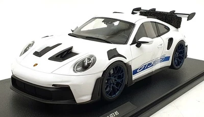 Solido 1/18 Scale S1812102 - 2024 Porsche 911 (992) GT3 RS - White/Blue - Image 1 of 4