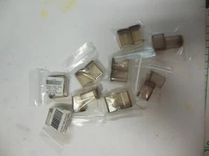 Supadance Heel protectors Lot of 9PR Slim Clear suede Ballroom Dance accessory - Picture 1 of 3