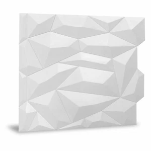 Profhome 3D 705475 Glacier Mate Blanco Panel Decorador Patrón Abstracto Blanco 2 m2 - Imagen 1 de 5