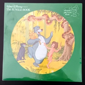 The Jungle Book 1981 Walt Disney  Picture Disc Disneyland - FACTORY SEALED! - Picture 1 of 2