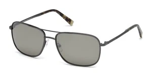 Ermenegildo Zegna EZ0079 08C Gunmetal Sunglasses 59-18-140 Aviator Barberini - Picture 1 of 4