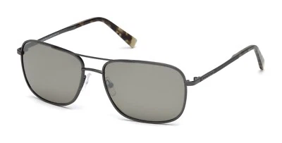 Ermenegildo Zegna EZ0079 08C Gunmetal Sunglasses 59-18-140 Aviator Barberini - Image 1 of 4