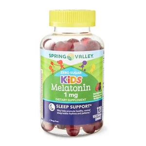 Kid'S Melatonin 1 Mg Nighttime Restful Sleep Aid Delicious Flavor, 120 Gummies - Picture 1 of 24