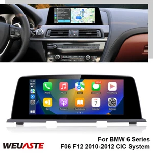 Radio Carplay 10.25'' Car Linux Screen For BMW 6 Series F06 F12 2010-2012 CIC - Foto 1 di 12