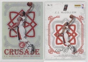 2016-17 Panini Excalibur Crusade Silver CJ McCollum #12