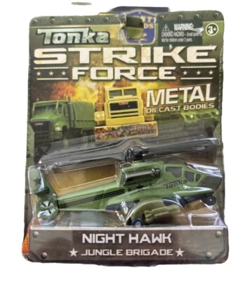 Tonka Strike Force Night Hawk Jungle Brigade Die Cast Helicopter - Image 1 of 2