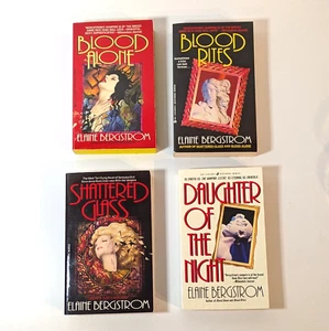 Austra Vampire Family Books Elaine Bergstrom 1st, 4 Vintage Papererback Lot of 4 - Picture 1 of 15
