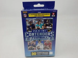 NUOVO SIGILLATO Panini 2021 NFL Contenders Football Hanger Box 30 Cards - Foto 1 di 4