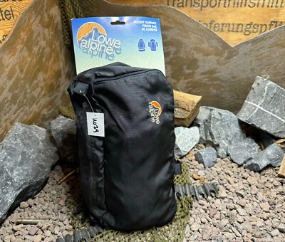 Lowe Alpine Pocket Day Pack Notfallrucksack Zusatztasche 4-18l Vintage Neu #1039 - Bild 1 von 4