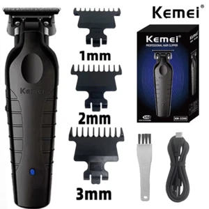 Kemei Cordless Hair Clipper Electric Hair Clipper Zero Gap Trimmer HairCut 2299~ - Picture 1 of 6