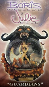 Boris Vallejo & Julie Bell “GUARDIANS” GLOBE 2000 Limited Edition Spencer Gifts - Picture 1 of 10