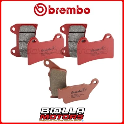 KIT PASTIGLIE FRENO BREMBO APRILIA DORSODURO FACTORY 750 2010 ANTERIORE + POSTER Foto 1 de 4
