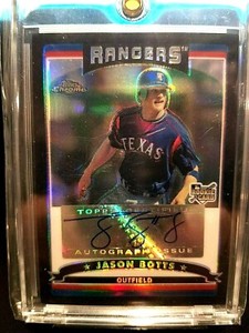 2005 JASON BOTTS #44/200 TOPPS CHROME ROOKIE AUTO #339 PRISTINE.