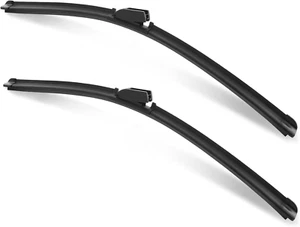 QUALITY Premium All-Season 24" + 19" Windshield Wipers Blades Pair for Front Win - Picture 1 of 12