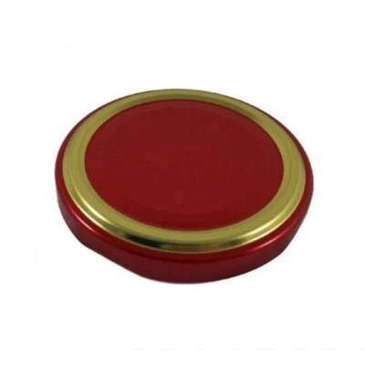 CAPSULE TAPPI PER BARATTOLI VASI VASETTI IN VETRO TWIST-OFF CON FLIP SICUREZZA - Immagine 1 di 4