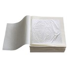 10 x Blattsilber Echtsilber 999/1000 essbar 100% ca. 50mm x 50mm