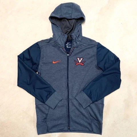 Virginia Cavaliers Nike Dri-Fit Full Zip Hoodie Sweatshirt - Men's Size Medium Cover