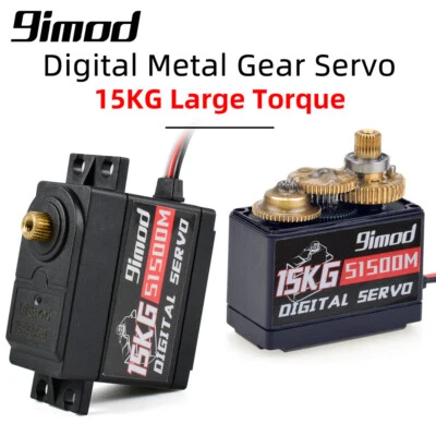9imod S1500M 23KG Metallgetriebe Digitaler Lenkservomotor für 1/8 1/10 RC Auto - Bild 1 von 4