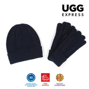 TARRAMARRA® Premium Beanie Gloves Set Wool Acrylic Fibre Knitted Winter Pack - Picture 1 of 9