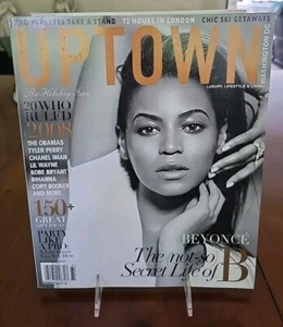 UPTOWN MAGAZINE BEYONCE BLACK FASHION ISSUE WINTER 2008 NEW NO LABEL ON COVER - Picture 1 of 2