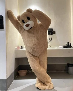 Teddy Bear Mascot Party Costume Adult Role Playing Festival Cartoon Costume - Picture 1 of 2