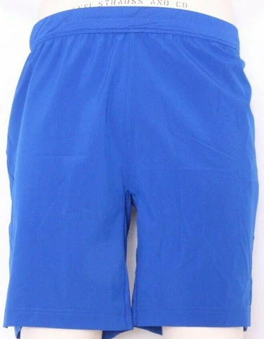 NEW Kansas KU Jayhawks Adidas Blue TR SHRT W/O PKT Athletic Tie Shorts Men's M Cover