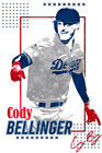 364695 Cody Bellinger Team Los Angeles Dodgers Art Decor Print Poster Plakat