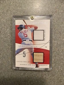 2004 Classic Power Tools Albert Pujols Game Used Jersey/ Bat/50 - Picture 1 of 5