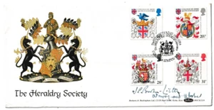 17/1/1984 UK GB FDC - Heraldry - The Heraldry Society - London WC1 Special PM - Picture 1 of 2
