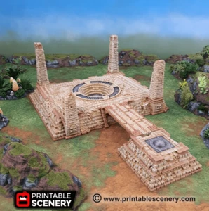 Eden Central Ruins - Fantasy Terrain - Fantasy Jungle Tabletop Terrain - Picture 1 of 8