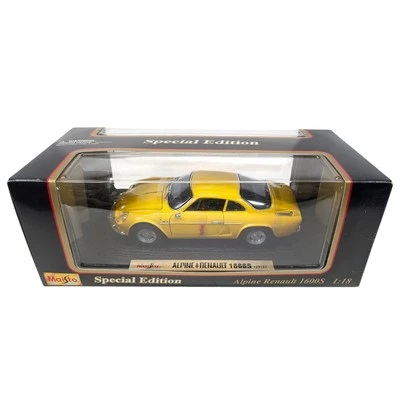 Carro modelo Maisto Alpine Renault 1600S 1971 amarelo edição especial - Imagem 1 de 4