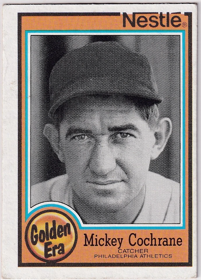 Topps Nestle Golden Mickey Cochrane Athletics 1987 (en muy buen estado-excelente) d447 Foto 1 de 1