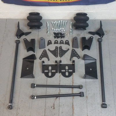 Kit de suspensión trasera triangulada de cuatro 4 enlaces para Olds de 34-53 con 2600lb.  Bolsas Foto 1 de 4