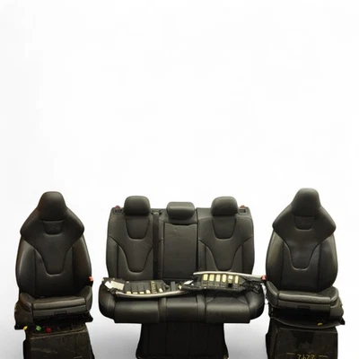 10-13 Audi S4 B8 Seat Leather Bucket Electric Front Rear Left Right Set Oem - Image 1 of 4