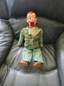 Damaged Vintage JERRY MAHONEY Ventriloquist Doll 24 Inches For Parts - Picture 1 of 15