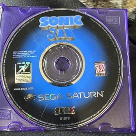 SONIC JAM   SEGA SATURN RARE GAME DISK DISC ONLY UNTESTED