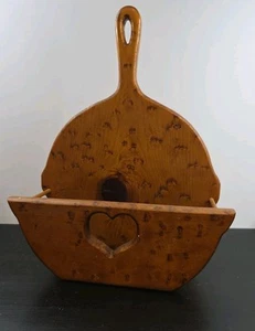 Handgefertigter Holz Pappteller Halter Herz Ausschnitt Landhaus Landhaus Deko - Bild 1 von 6