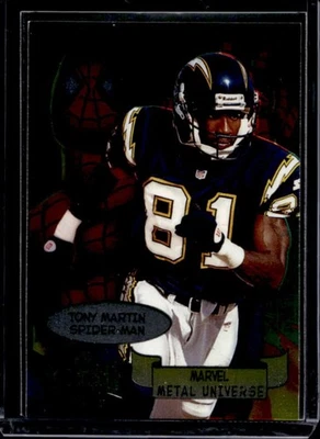1997 Skybox Metal Universe Tony Martin Marvel #20 Chargers - Image 1 of 2