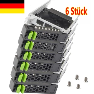6 Stück Fujitsu Rahmen SAS HDD Tray A3C40101974 2.5" Für RX200 RX300 S6 S7 S8 - Bild 1 von 7