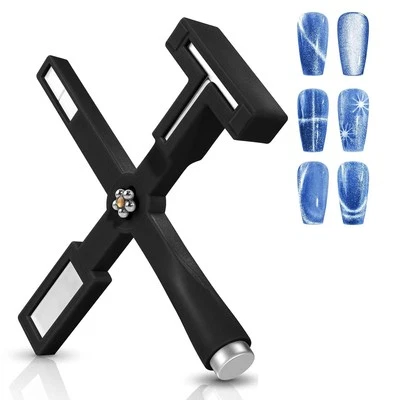 Herramienta de imán de uñas 5 en 1 imán de ojo de gato para arte en uñas salón estudio manicura en el hogar Foto 1 de 4